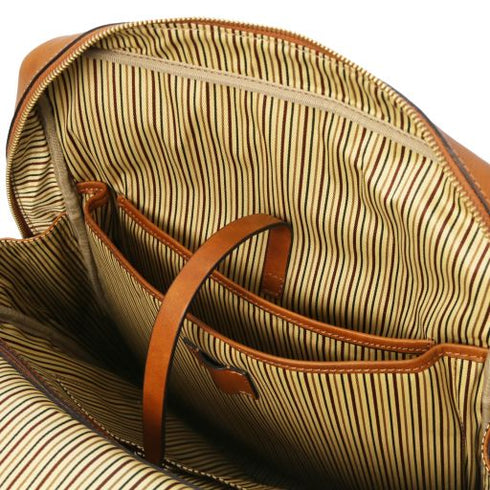 Bangkok - Leather laptop backpack - Large size